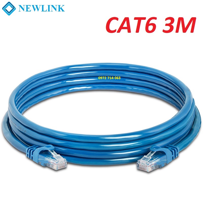 Patch cord 3M Cat6 UTP NewLink NL-10010FBL